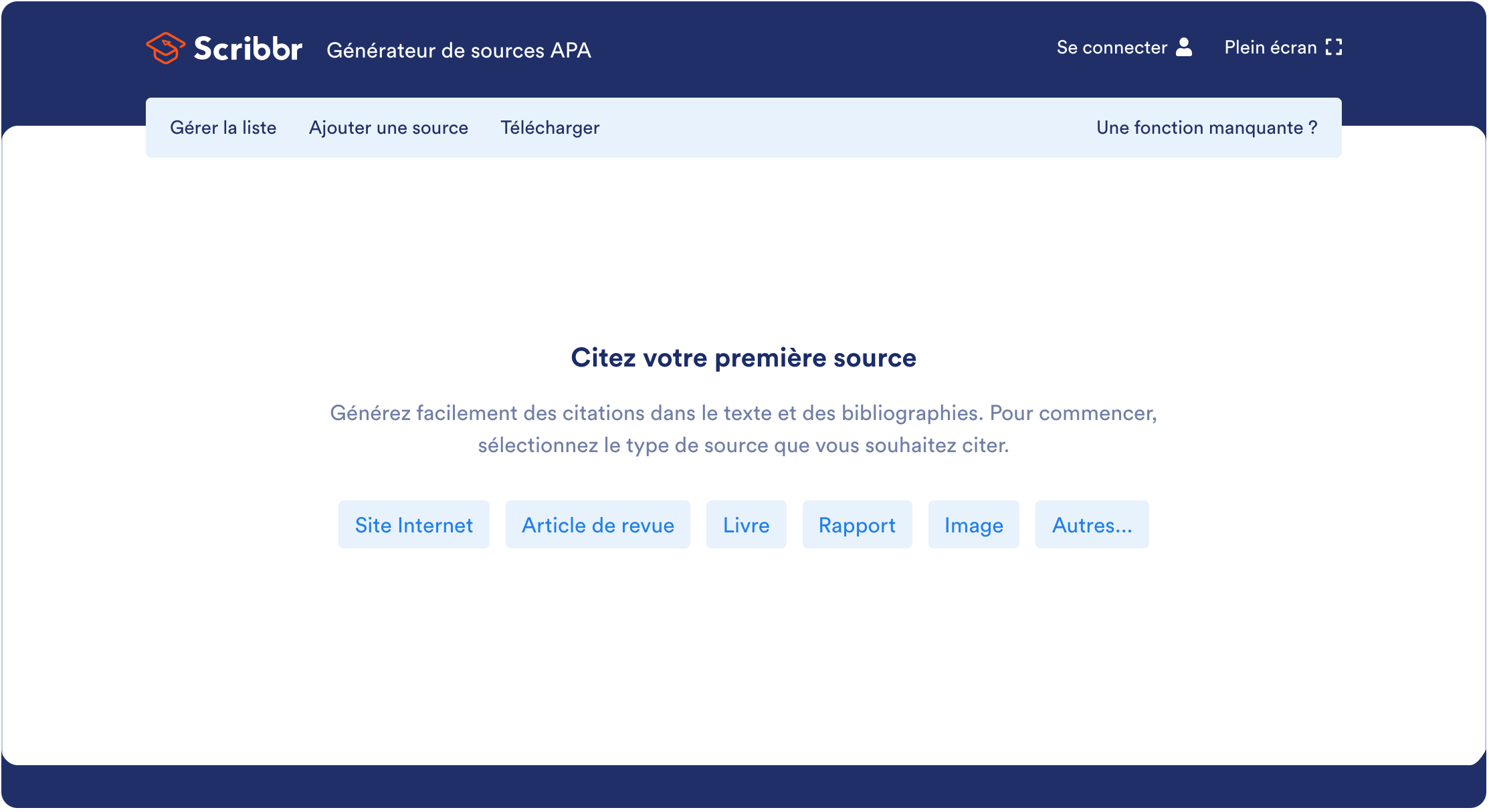 Generateur Gratuit De Sources Au Format Apa