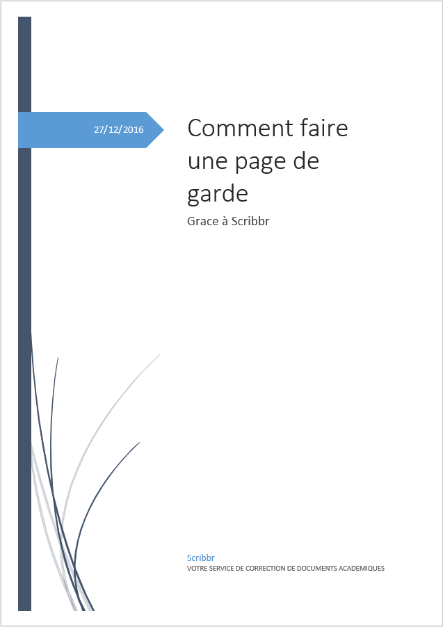 [Docx] Exemple de page de garde pour un rapport de Stage ~ mapfrance