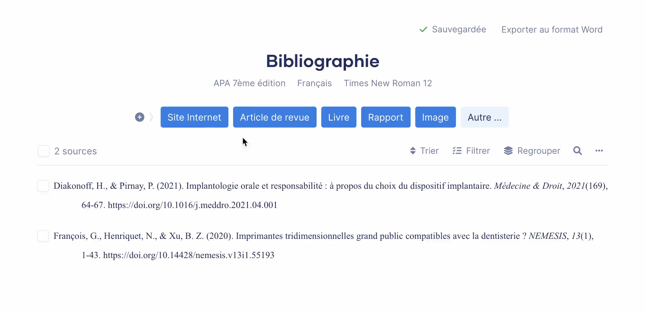 Generateur Gratuit De Sources Au Format Apa