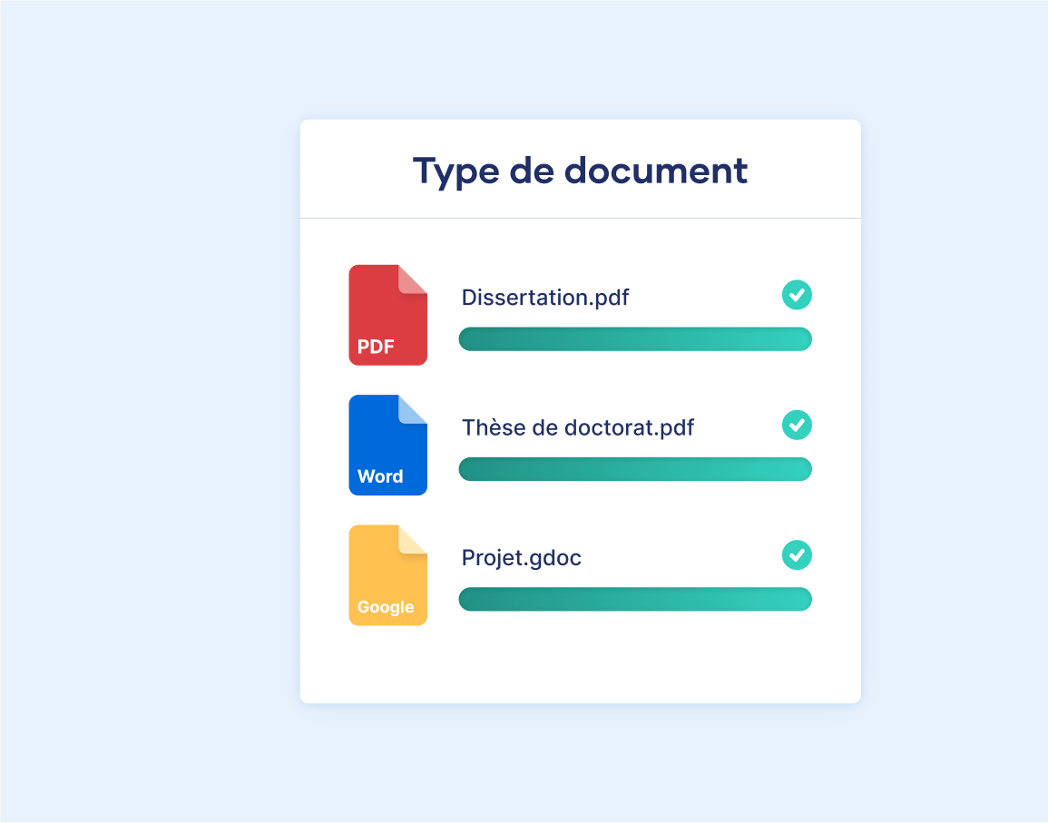 Télécharger différents types de documents